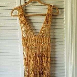 Jennifer Lopez Crochet-Style Sweater Vest